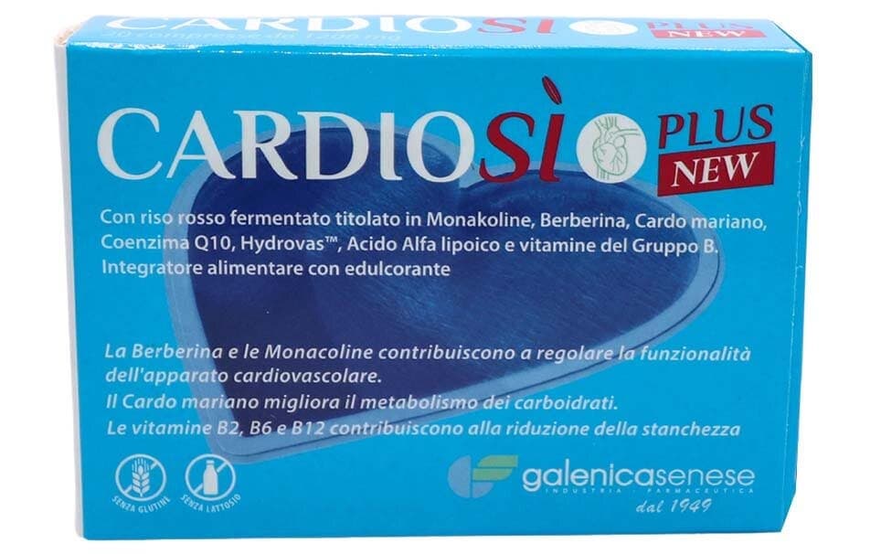 Berberina + Arroz rojo – 20 comprimidos | Cardiosi Plus New
