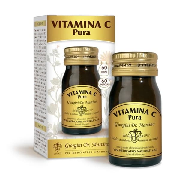 Vitamin C 200 mg Pura – 30 g de pastillas | Dr. Giorgini