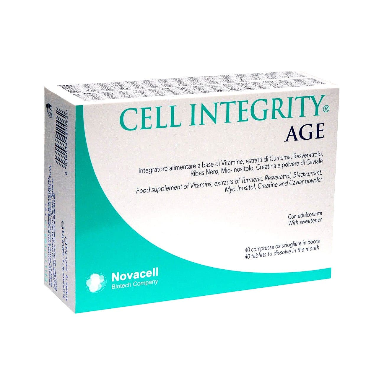 Multivitamínico + Cúrcuma – 40 comprimidos | Cell Integrity Age