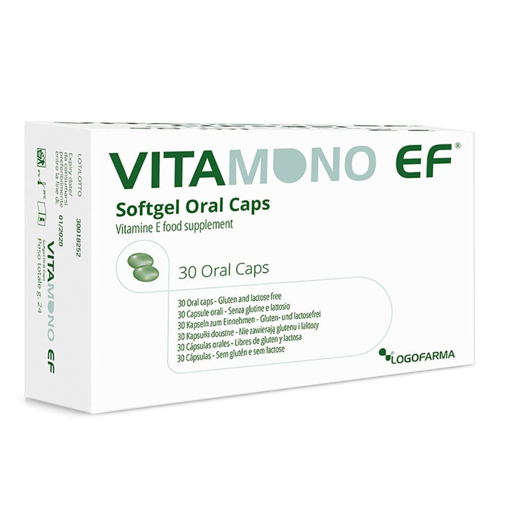 Vitamono EF Softgel – Vitaminas E + F – 30 cápsulas