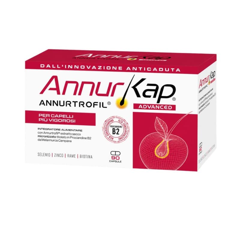 Annurkap Advanced – Complemento alimenticio capilar 90 cápsulas