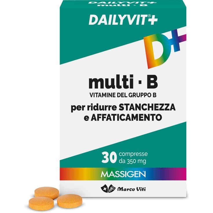 Dailyvit+ Multi B – Ácido fólico 200,00 µg – 30 comprimidos