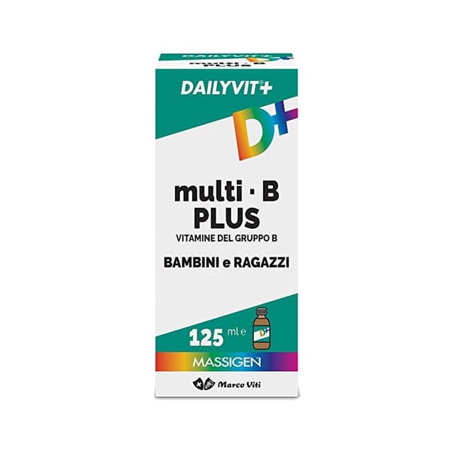 Vitamina B-Complejo – 125 ml de jarabe | Marco Viti Massigen Multib Plus