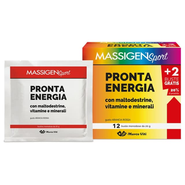 Potasio 300 mg + Magnesio – 240 g en polvo | Marco Viti Massigen Sport Pronta Energia