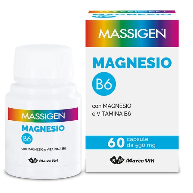 Massigen Magnesio B6 – 60 cápsulas de Magnesio | Marco Viti