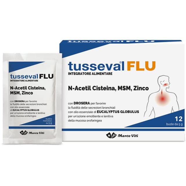Tusseval Flu Sobres Solubles – 12 unidades | Marco Viti