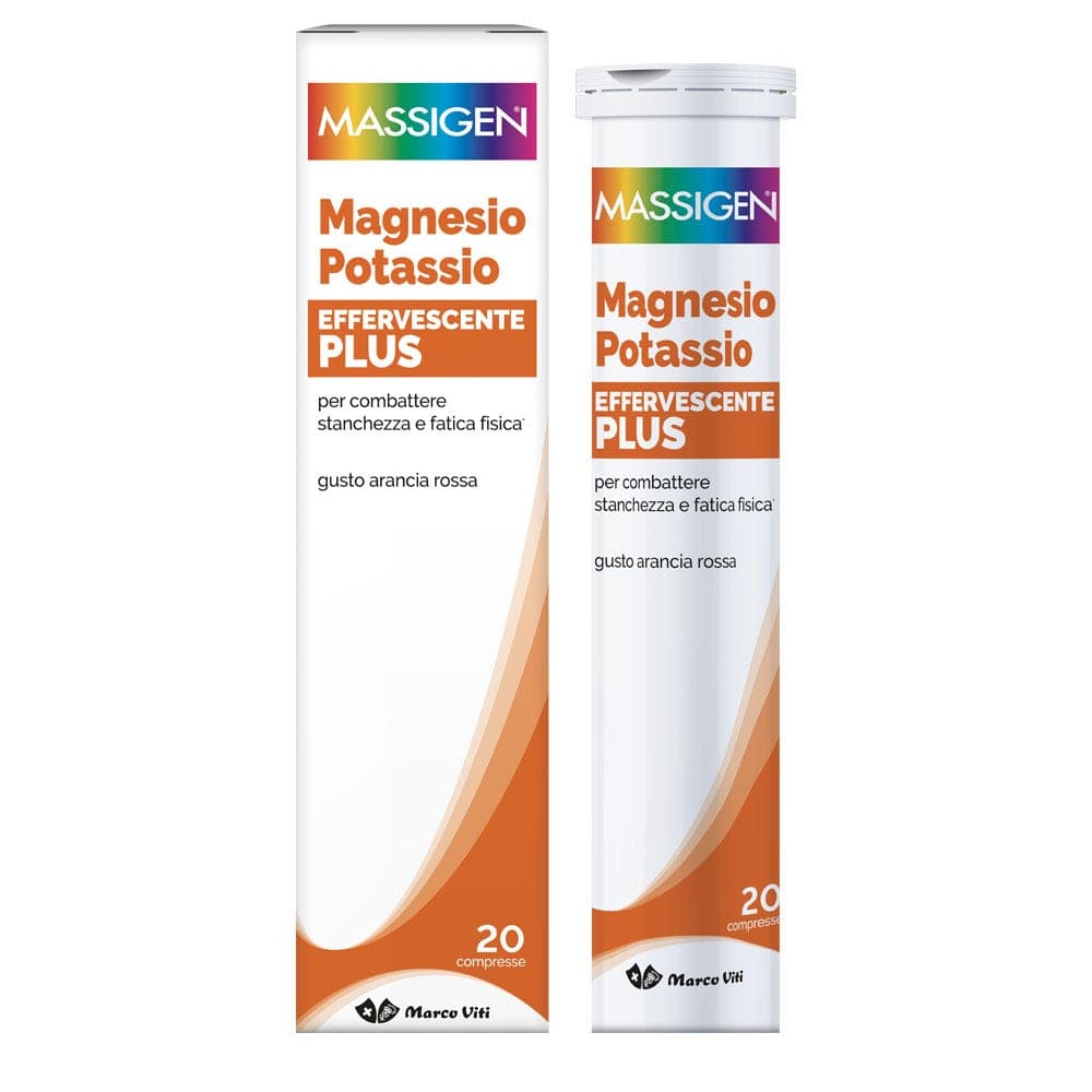 Massigen Magnesio Potassio Plus – 20 comprimidos efervescentes | Marco Viti