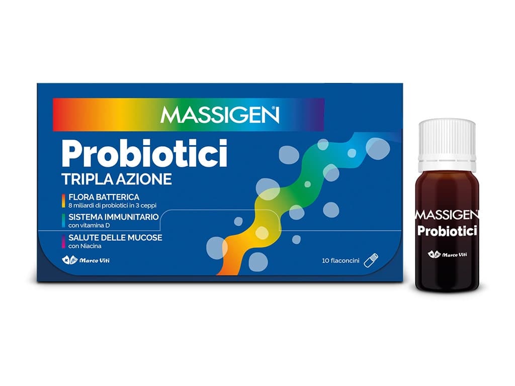 Massigen Probiotika – 10 ampollas de 8 ml