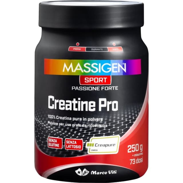 Creatina – 250 g en polvo | Marco Viti Massigen Sport Creat Pro
