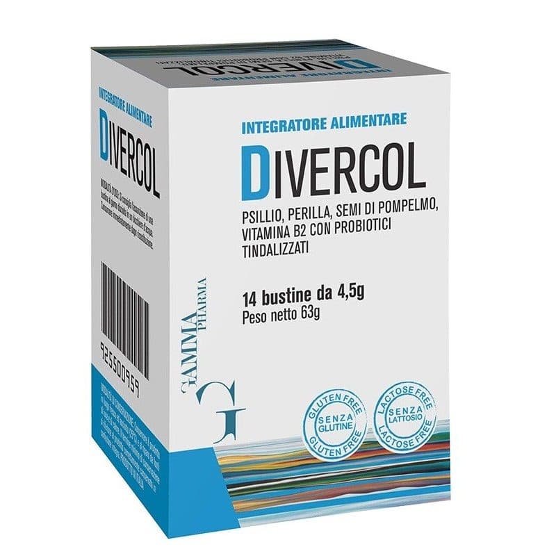 Divercol Cáscara de Psyllium + Probióticos con Bacterias Lácticas – 14 sobres