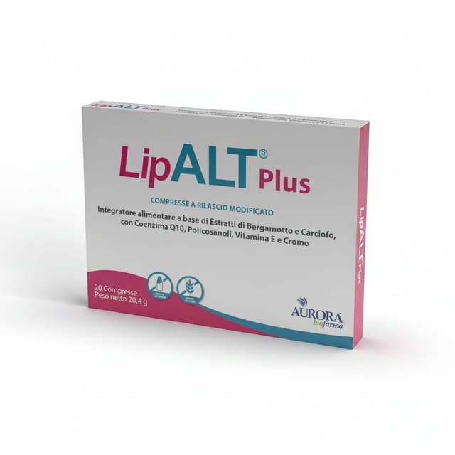 Lipalt Plus – Alcachofa 150 mg + Coenzima Q10 – 20 comprimidos
