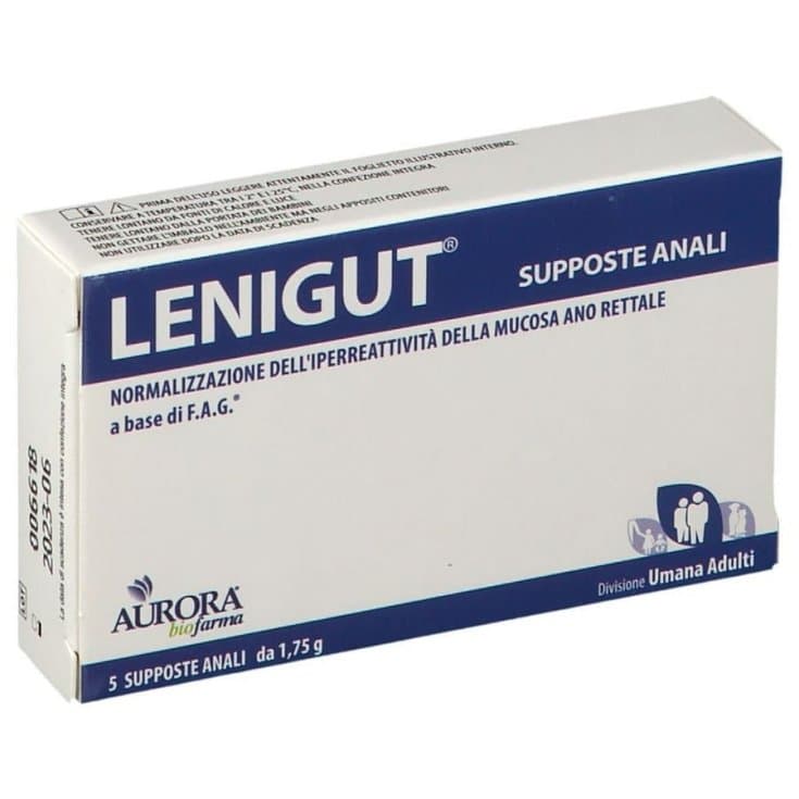Lenigut Supositorios Anales – 5 unidades