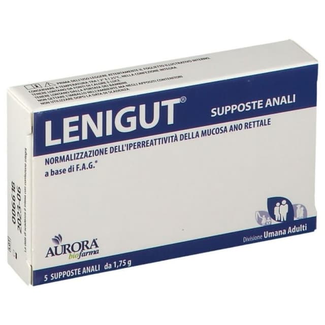 Lenigut Supositorios Anales – 5 unidades