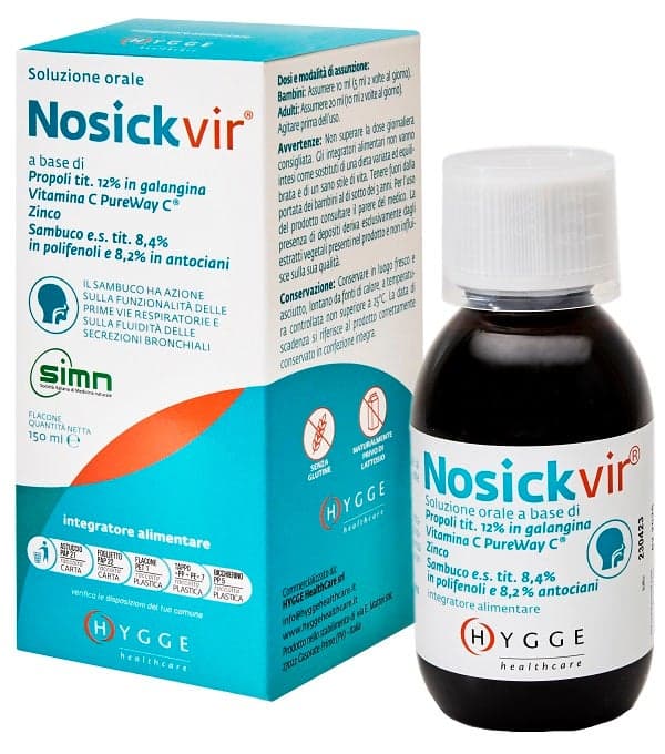Nosickvir Propóleo + Zinc – 150 ml jarabe