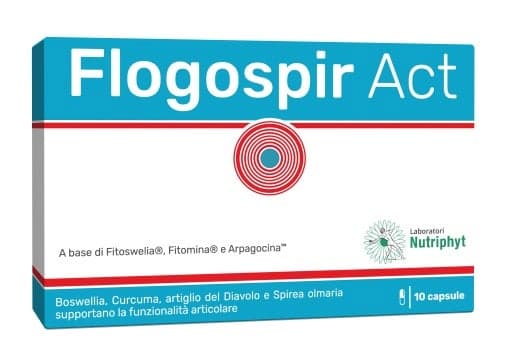 Flogospir Act – Boswellia + Cúrcuma – 10 cápsulas