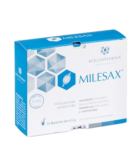 Magnesio 225 mg + Incienso (Boswellia) – 14 sobres | Milesax