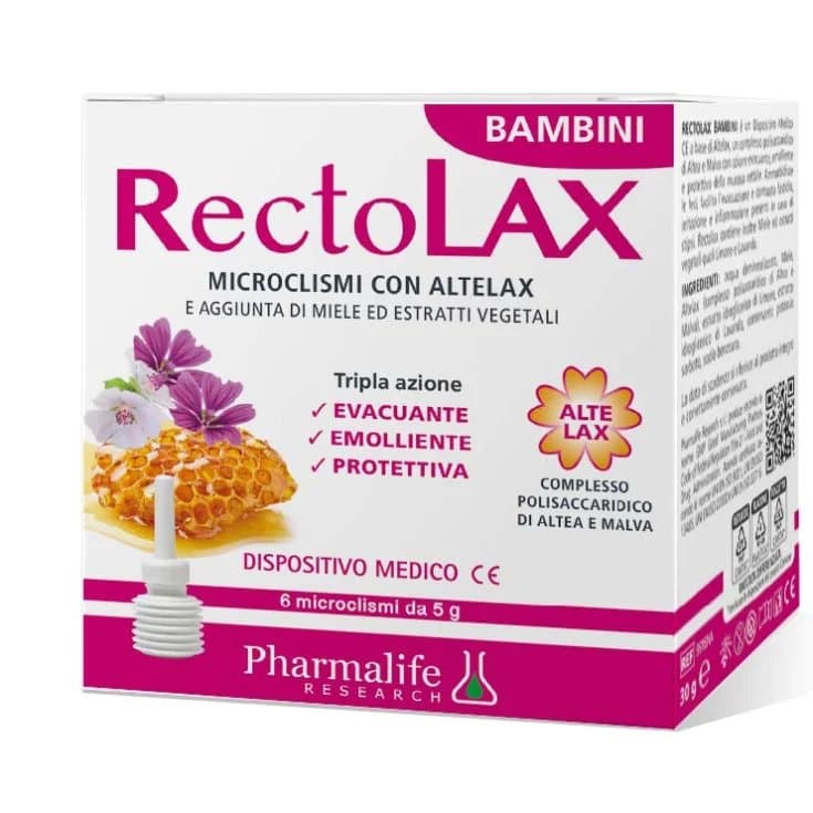 Pharmalife Research Rectolax Bambini Microenemas Infantiles – 6 unidades