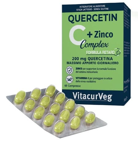 Quercetin 200 mg C Complex – 60 comprimidos | Pharmalife Research