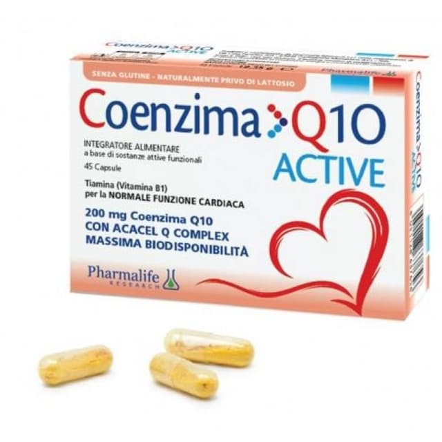 Coenzima Q10 200 mg Active – 45 cápsulas | Pharmalife Research