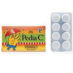 Vitamina C – 24 comprimidos masticables | Pediac Integ Orange