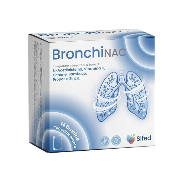 Bronchinac – N-Acetilcisteína 600 mg + Vitamina C – 14 sobres