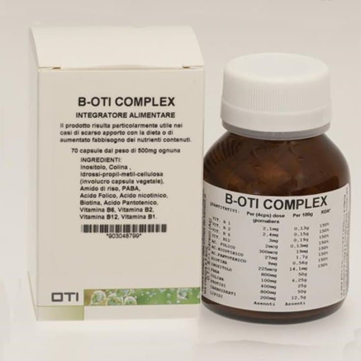 B Oti Complex Complejo de Vitamina B – 60 cápsulas
