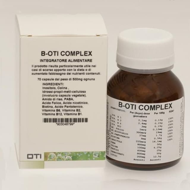 B Oti Complex Complejo de Vitamina B – 60 cápsulas