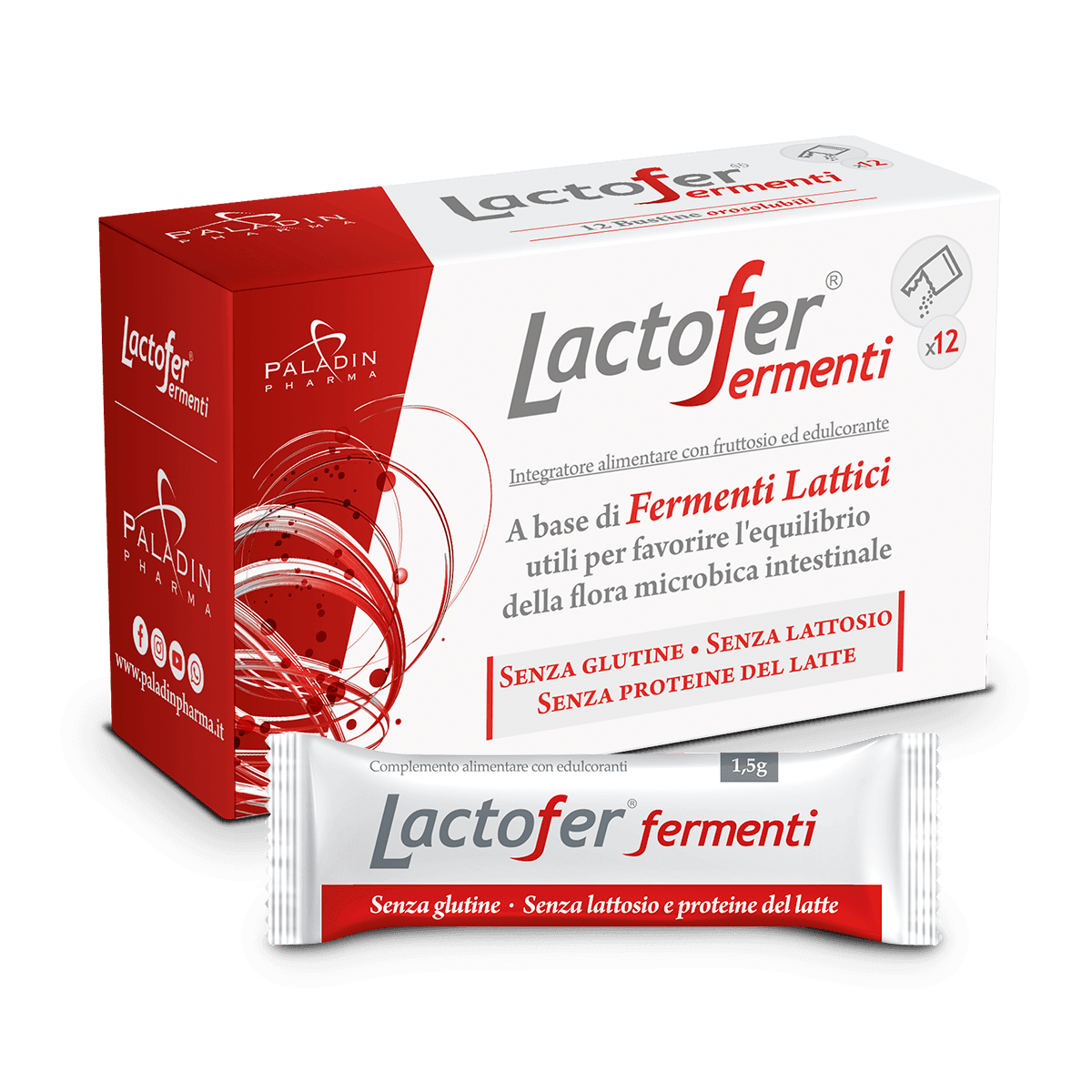 Probióticos con bacterias lácticas – 12 sobres | Lactofer Fermenti