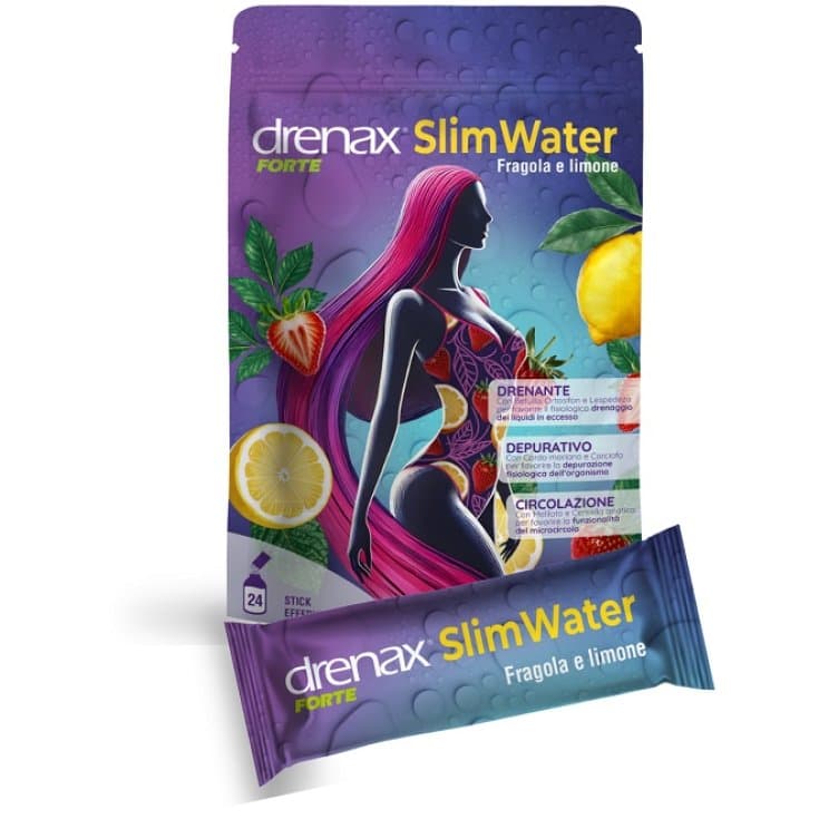 Drenax Forte Slim Water Fresa/Limón – sobres