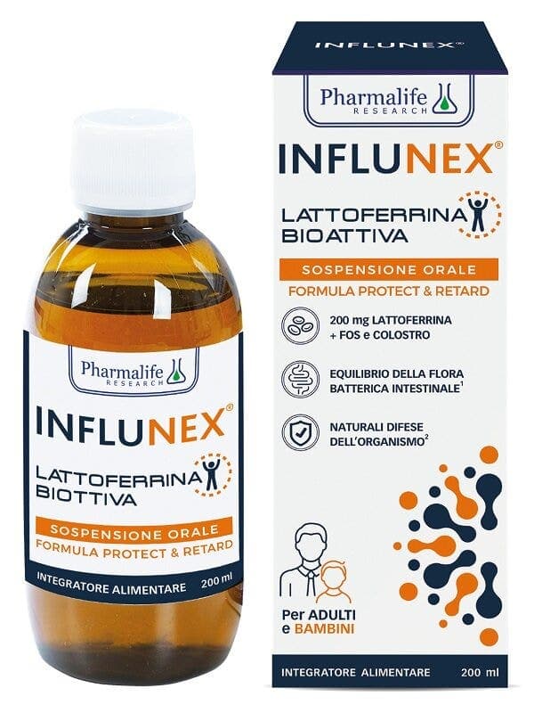 Influnex Lactoferrina – 200 ml solución | Pharmalife Research