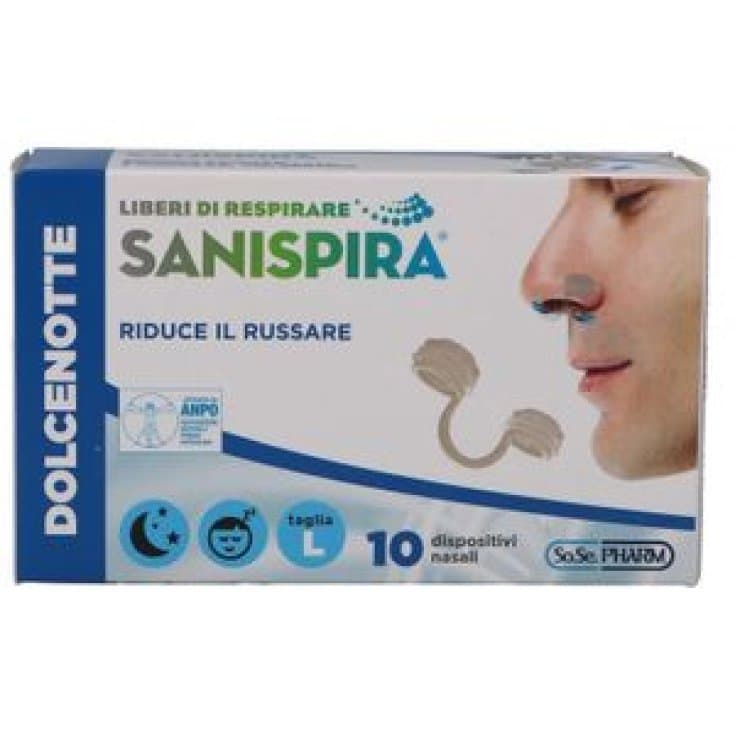 Sanispira Dolce Notte Filtros Nasales – 10 unidades