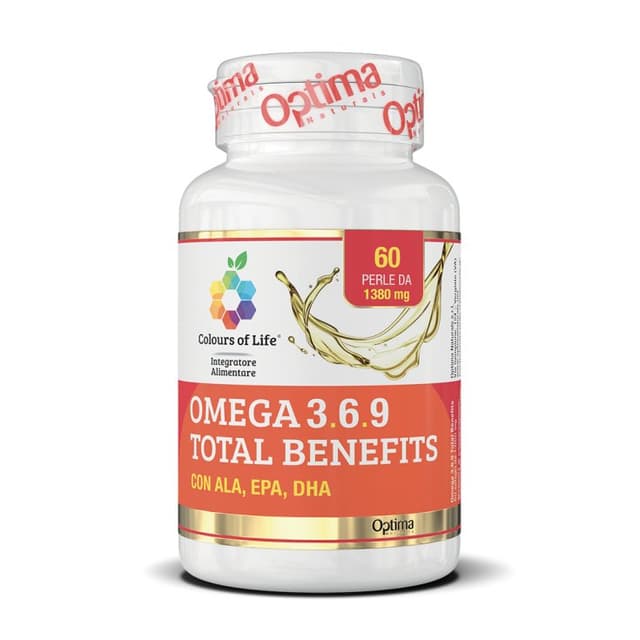 Omega 3-6-9 Colours – 60 cápsulas | Optima Naturals