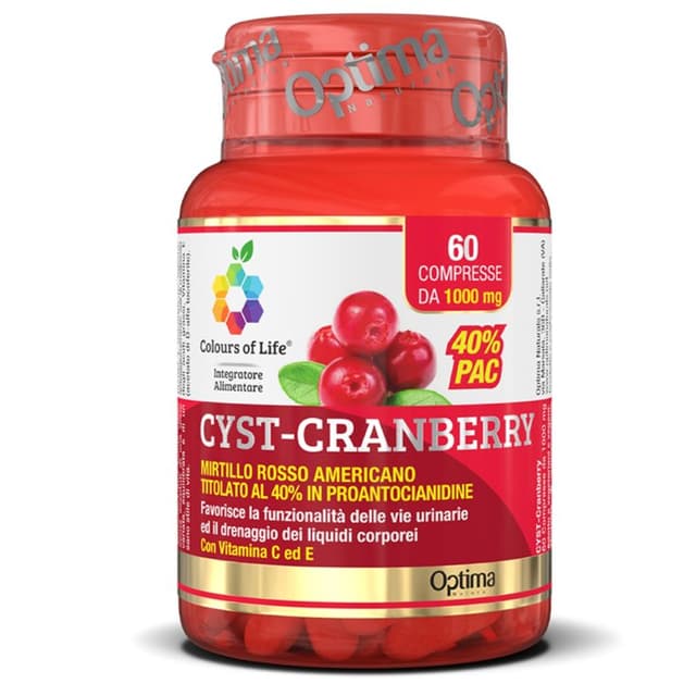 Cranberry con Vitamina C – 60 comprimidos Optima