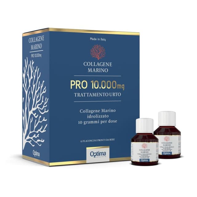 Colágeno Marino Pro 10000 – 12 ampollas | Optima Naturals
