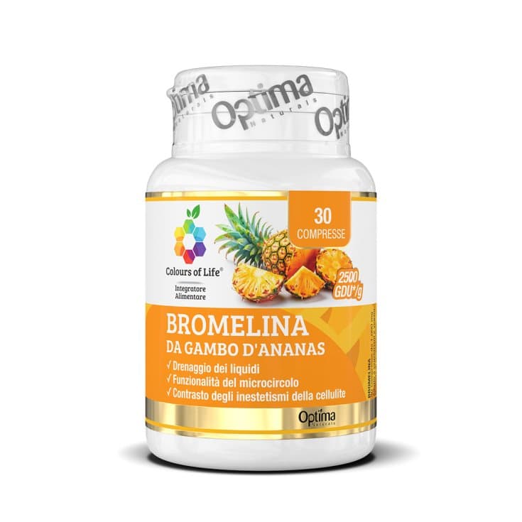 Bromelain Jugo de Piña – 30 comprimidos | Optima Naturals