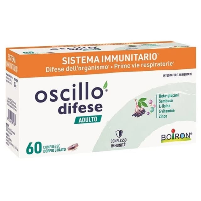 Oscillo Difese Adulto – Vitamina D3 + Zinc – 60 comprimidos