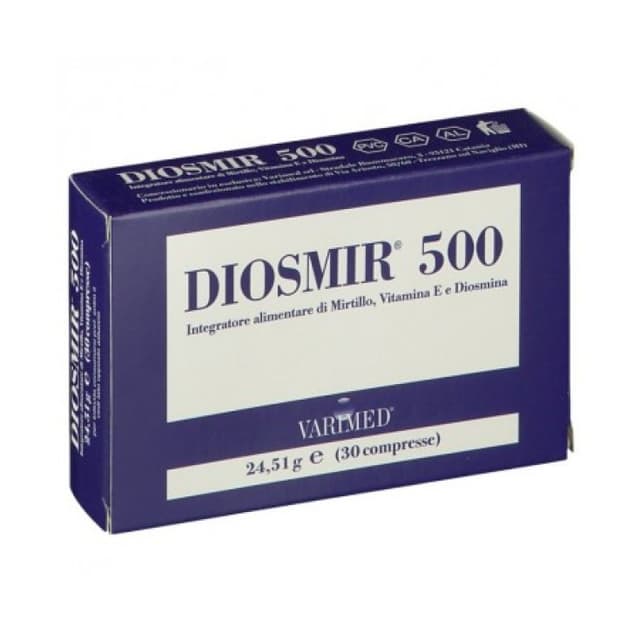 Diosmir 500 – Diosmina + Arándano – 30 comprimidos