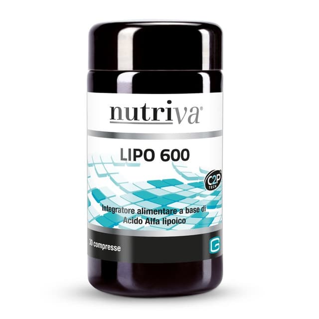 Ácido Alfa-Lipoico + Cúrcuma – 30 cápsulas | Nutriva Lipo 600