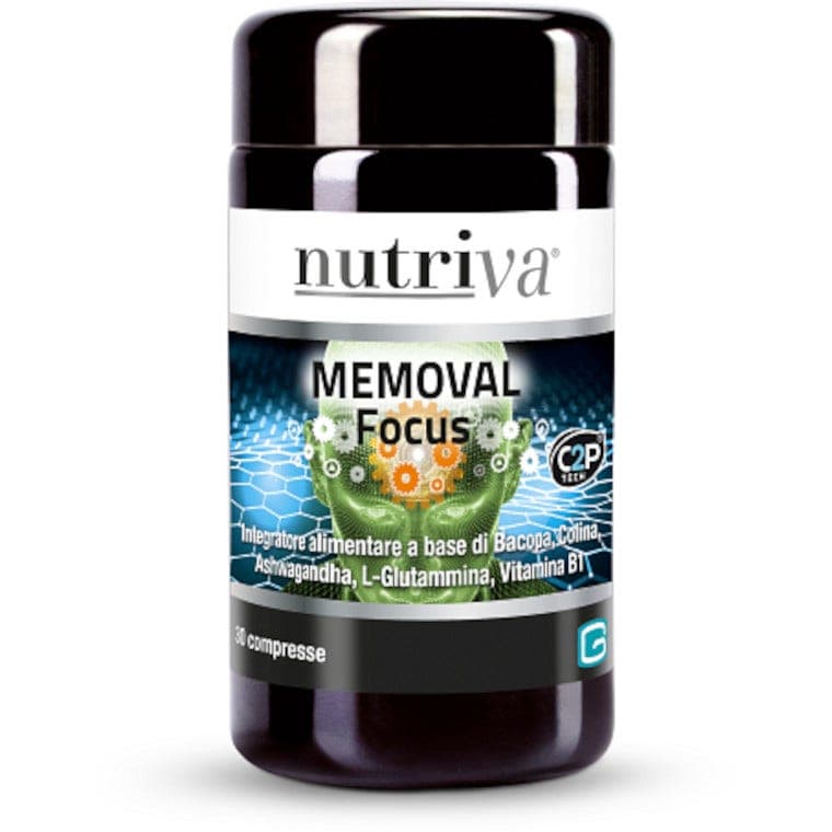 Colina 200 mg + Ashwagandha – 30 comprimidos | Nutriva Memoval Focus
