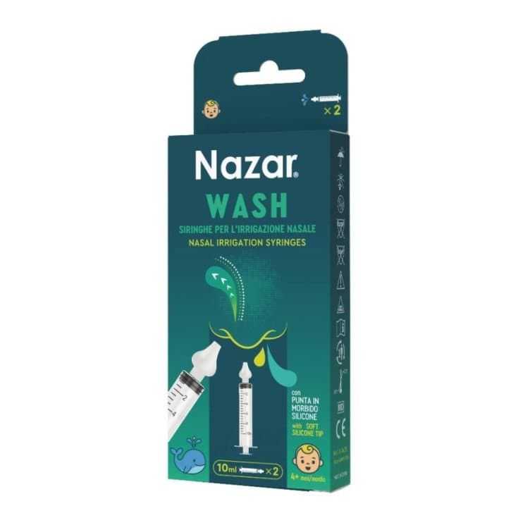 Nazar Wash Jeringuilla para Lavado Nasal – 2 unidades