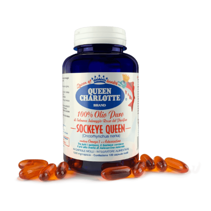 Omega-3 EPA y DHA – 120 cápsulas | Aceite de Salmón Puro Rojo