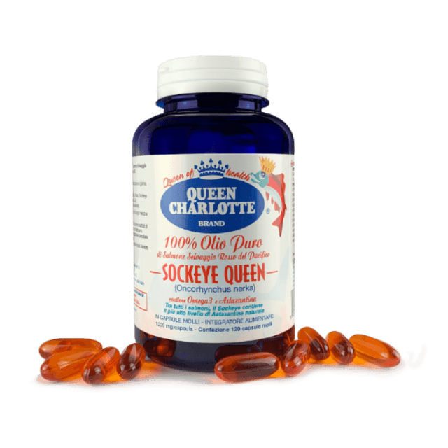 Omega-3 EPA y DHA – 120 cápsulas | Aceite de Salmón Puro Rojo