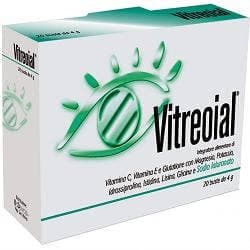 Ácido Hialurónico + Multivitaminas – 20 sobres de 4 g | Vitreoial Integ