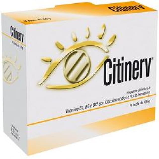 Citinerv Integ – Vitaminas B1, B6 y B12 con Citicolina – 14 sobres de 4,6 g