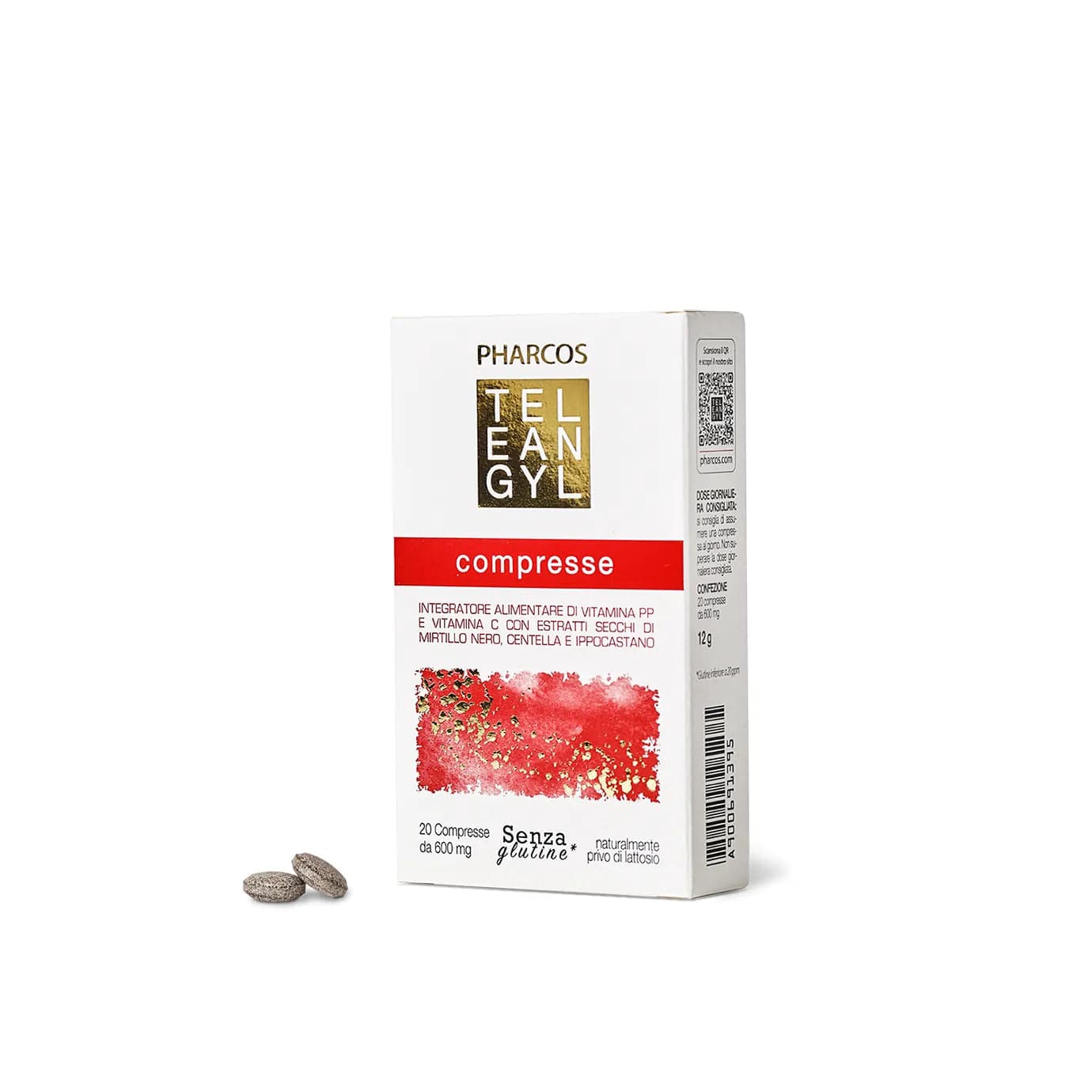 Arándano + Bromelina – 20 comprimidos | Pharcos Teleangyl