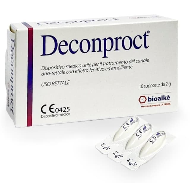 Decon Proct Supositorios – 10 unidades