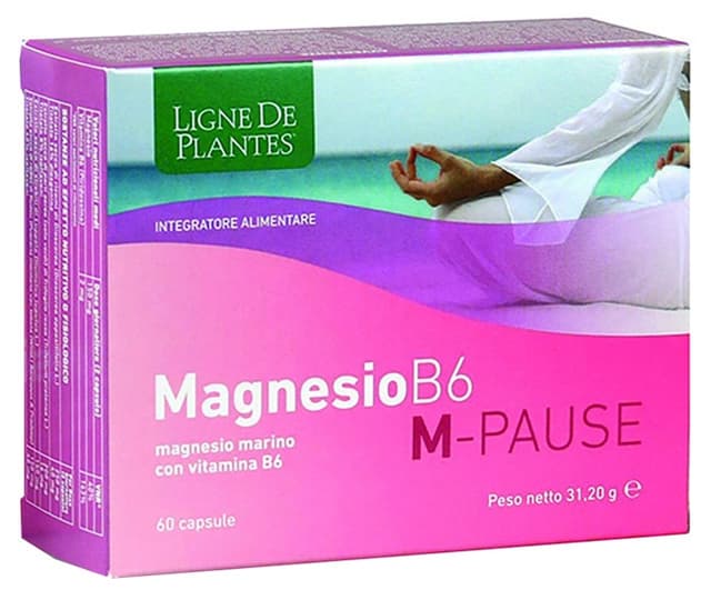 Magnesio 150 mg + Isoflavonas de Trébol Rojo – 60 cápsulas | Magnesio B6 M-Pause