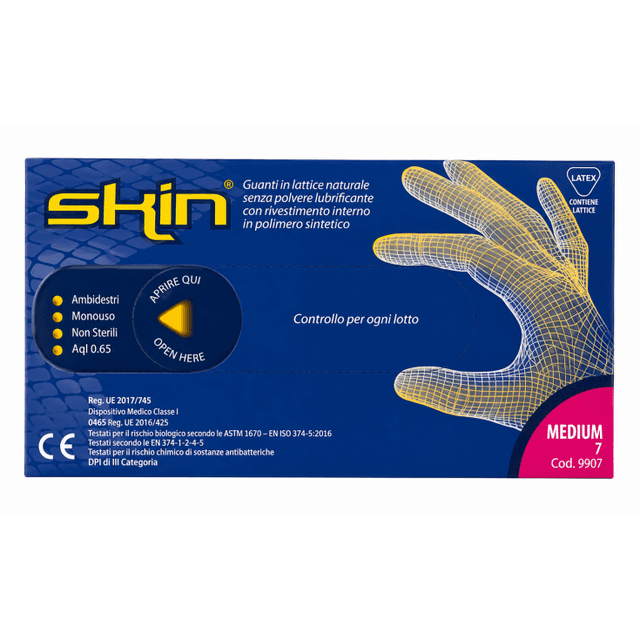 Guantes de Látex Gammad Talla M – 100 unidades