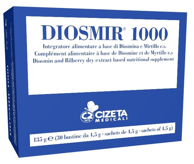 Diosmir 1000 – Diosmina 900 mg + Arándano – 30 sobres