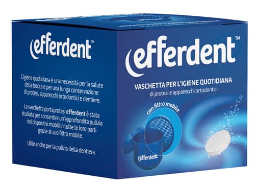 Efferdent Vaso Portaprótesis